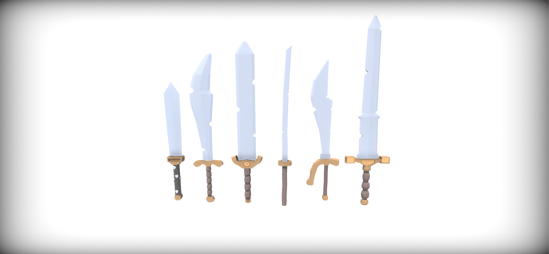Low Poly Swords Pack